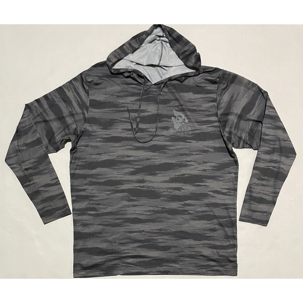 Anetik Men's Size XL Hoodie Camo Performance UPF30+‎ Vint Uv Technology Diver